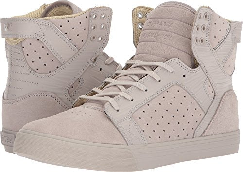 Supra Mens Skytop Silver Cloud Shoes Size 6.5
