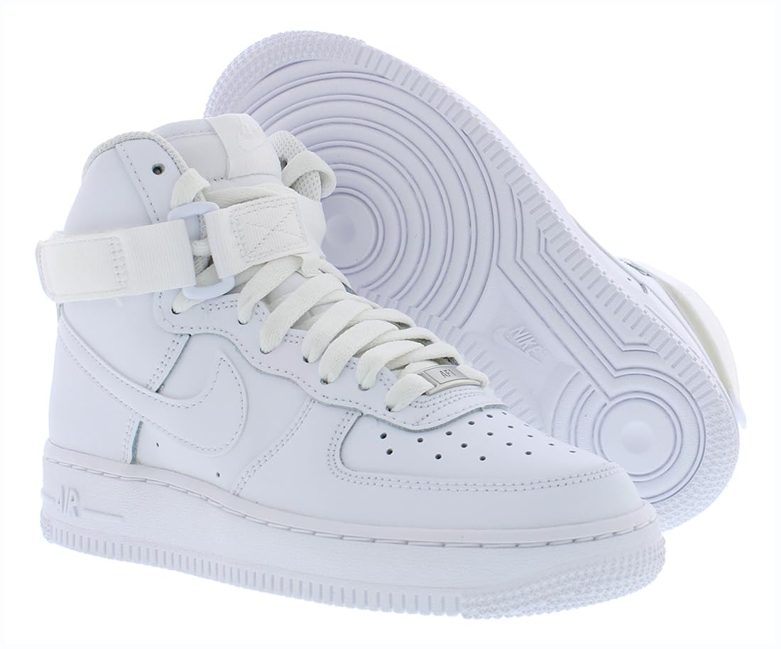 Nike Youth Air Force 1 High Le DH2943 111 Triple White - Size 3.5Y