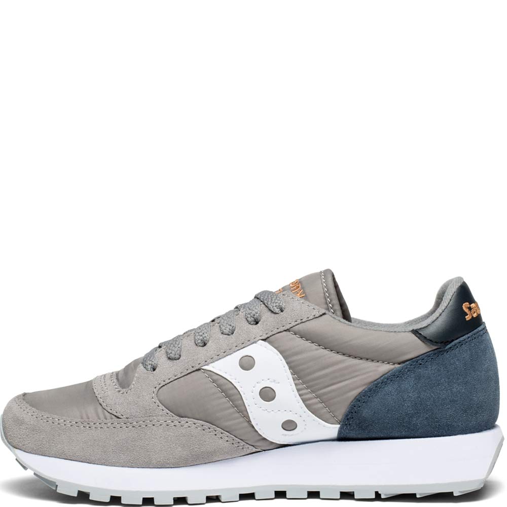 Saucony Men's Jazz Original Sneaker, Grey/Navy, 8