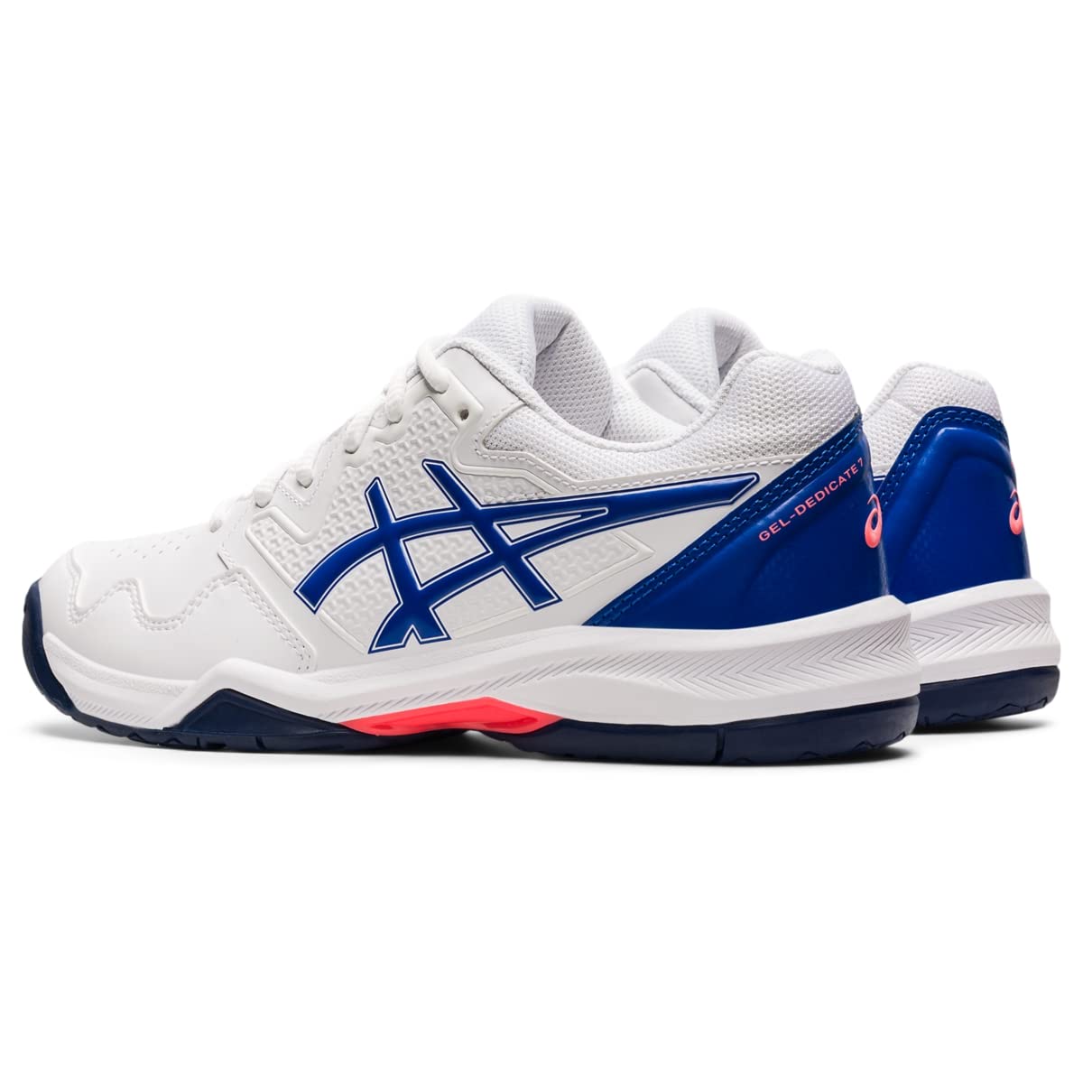 ASICS Gel-Dedicate 7 White/Lapis Lazuli Blue 8 B (M)