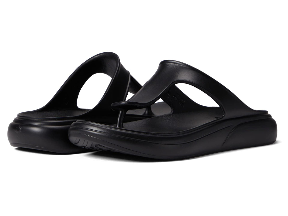 Stuart Weitzman Stuflex T-Strap Slide Black 10 B