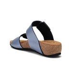 Taos Women's My Dear Sandal 6-6.5 Blue Metallic Taostech