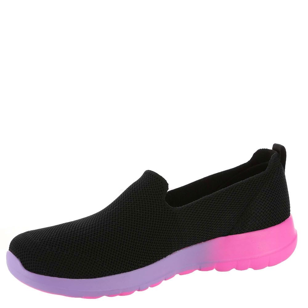 Skechers Women's Go Walk Joy Nalini Sneaker, Black/Multi, 10.5