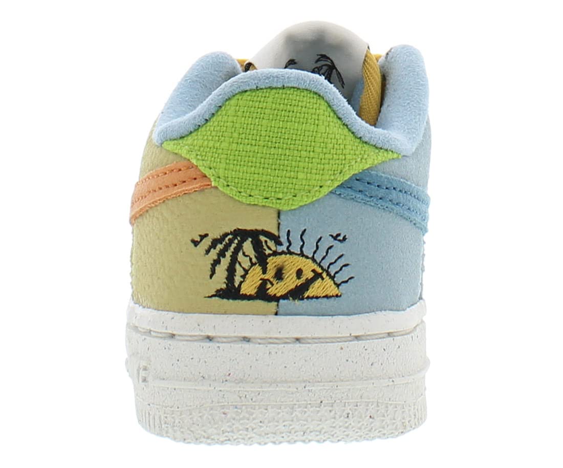 Nike Baby Boy's Force 1 LV8 NN (TD) (Infant/Toddler) Sanded Gold/Hot Curry/Wheat Grass 6 Toddler M