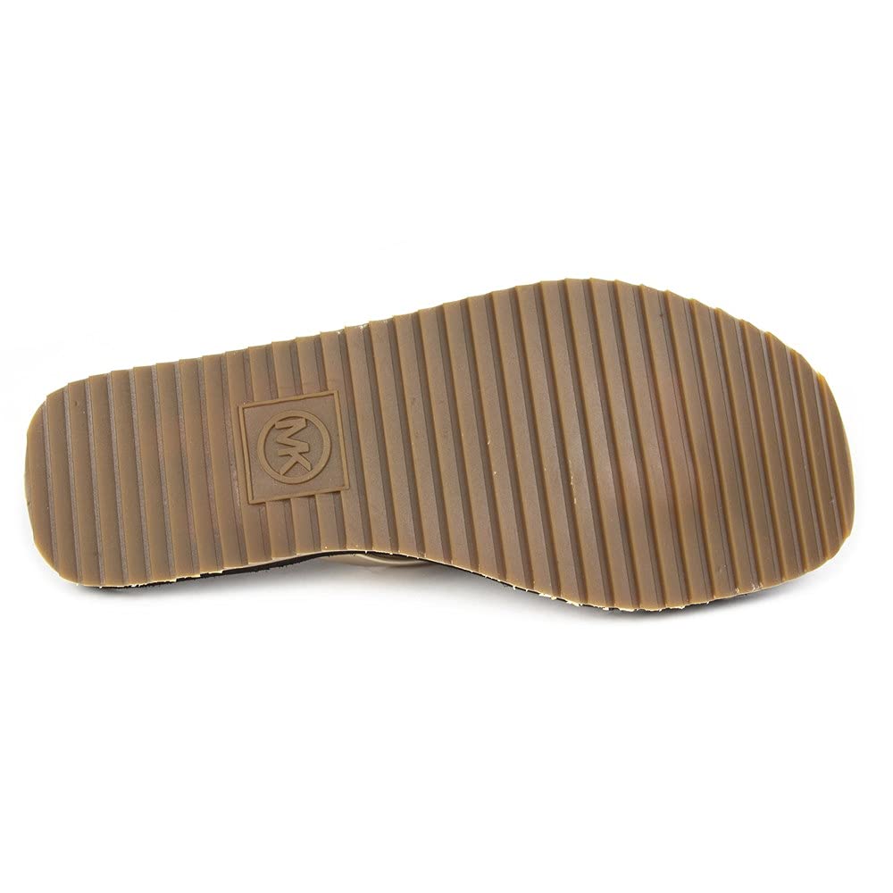 Michael Kors Jinx Flip-Flop Brown/Pale Gold 6 M