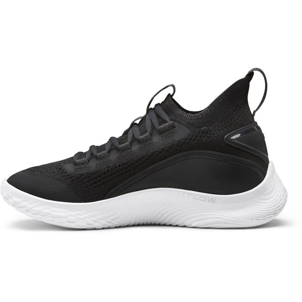 Under Armour Kids Curry 8 (GS) Basketball Shoe, Black, 4.5 Big Kid