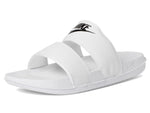 Nike Women's Offcourt Duo Slide Sandal, White/Black/White, 10