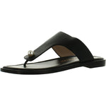Stuart Weitzman Goldie Flat Sandal Black 9.5 M