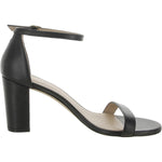 Stuart Weitzman Nearlynude Ankle Strap City Sandal Black 1 9 M