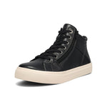 Taos Footwear Women's Winner High Top Black Sneaker 8 (M) US