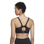 Nike Women's Sports Bras Nylon/Spandex Blend Alpha Ultrabreathe, High Support Black (X-Small)