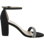 Stuart Weitzman Nearlynude Highshine Sandal Black 6 B