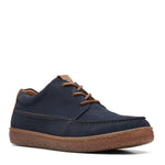 Clarks Men's Hodson Moc Oxford, Navy Suede, 9