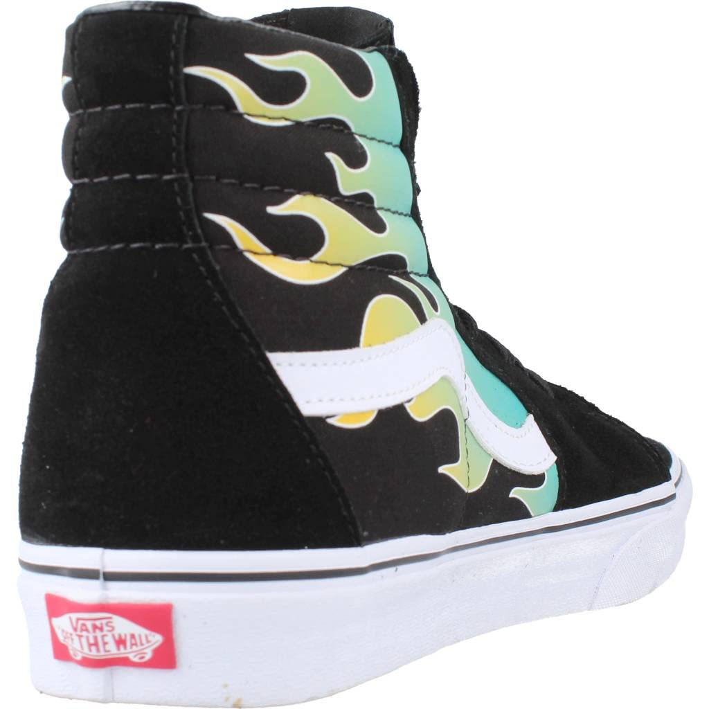 Vans Men's Modern, Glow Flame Black White, 10