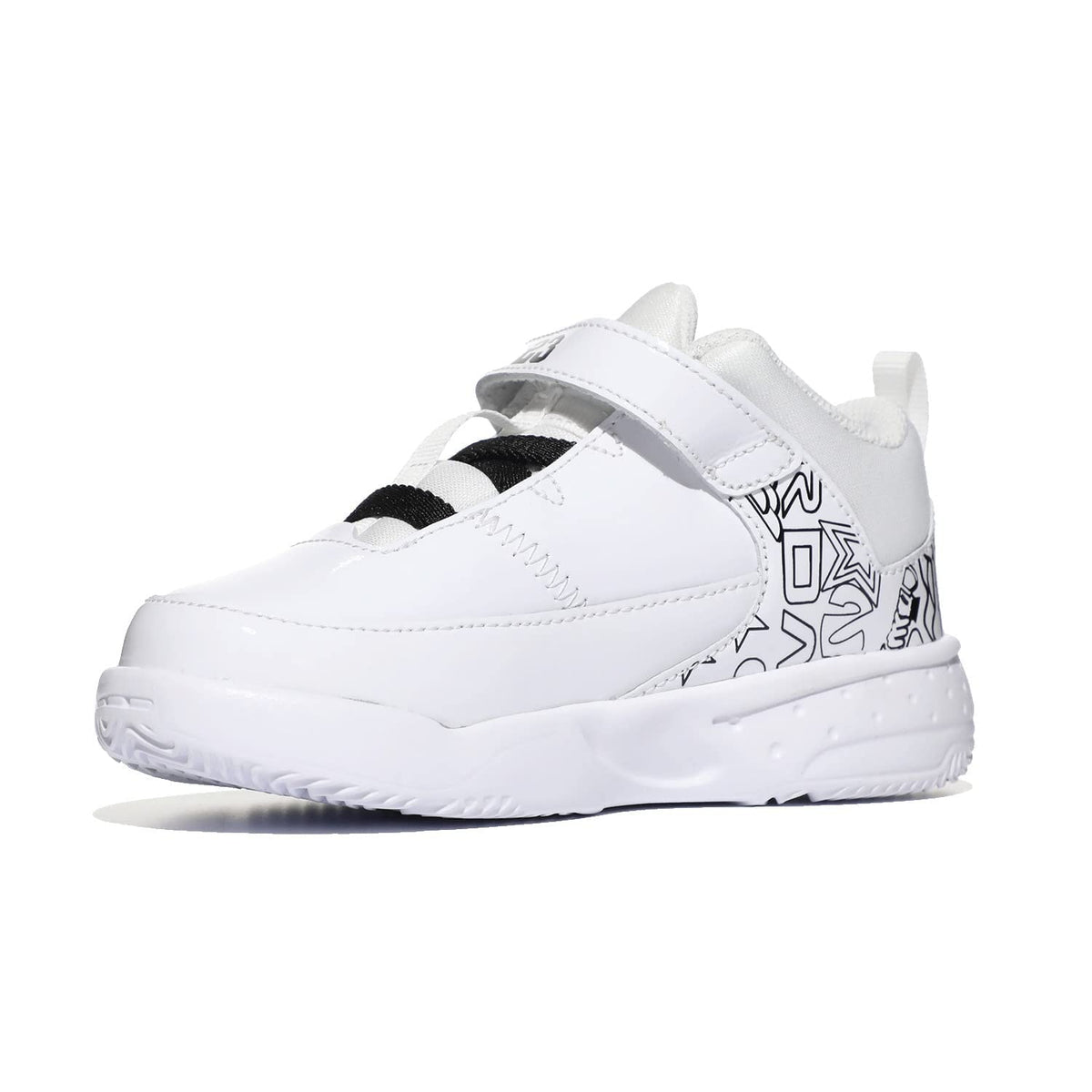 Jordan Baby Girl's Max Aura 3 DIY (Infant/Toddler) White/Black/Hyper Violet/University Blue 10 Toddler M