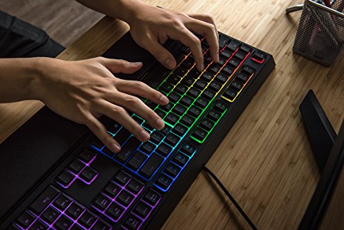 RAZER RZ03-OCKB-B Ornata Chroma - Revolutionary Mecha-Membrane Gaming Keyboard with Mid-Height Keycaps - Ergonomic Design (Renewed), RGB