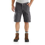 Carhartt mens Force Relaxed Fit Ripstop Cargo Work Utility Shorts, Shadow, 32 US