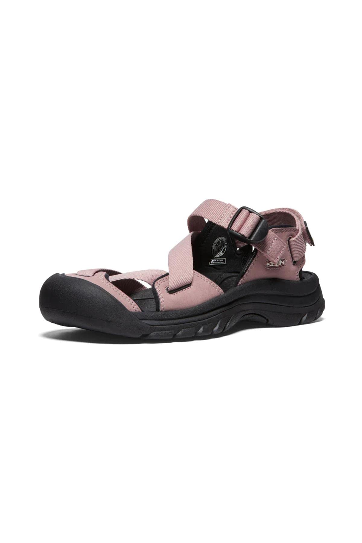 KEEN Women's Zerraport 2 Closed Toe Lightweight Sport Fashion Sandal, Fawn/Black, 9