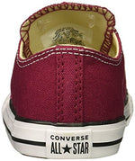 Converse Baby-Girl's Chuck Taylor All Star 2018 Seasonal Low Top Sneaker, Maroon, 2 M US Infant