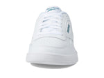 Reebok Unisex Court Advance Sneaker, White/Clover Green, 10.5 US Men
