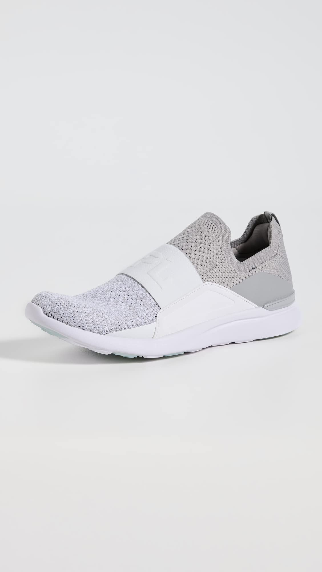 APL Women's Techloom Bliss Sneaker, Cement/White/Melange, 8 Medium US