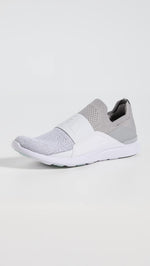 APL Women's Techloom Bliss Sneaker, Cement/White/Melange, 8 Medium US