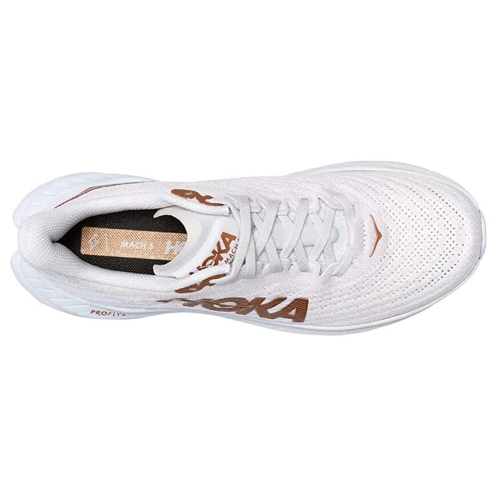 HOKA Men's Running Shoe, White Copper, 13
