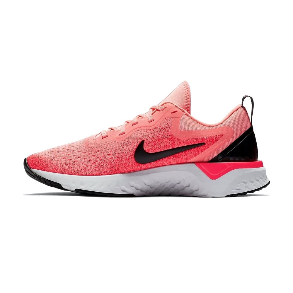 Nike Women's Odyssey React Running Shoe LT Atomic Pink/Black-Flash Crimson 9.5