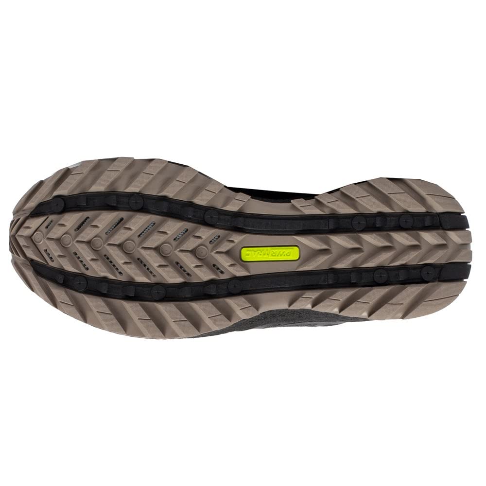 Saucony Men's Xodus 11 Trail Running Shoe, Black/Gravel, 7.5