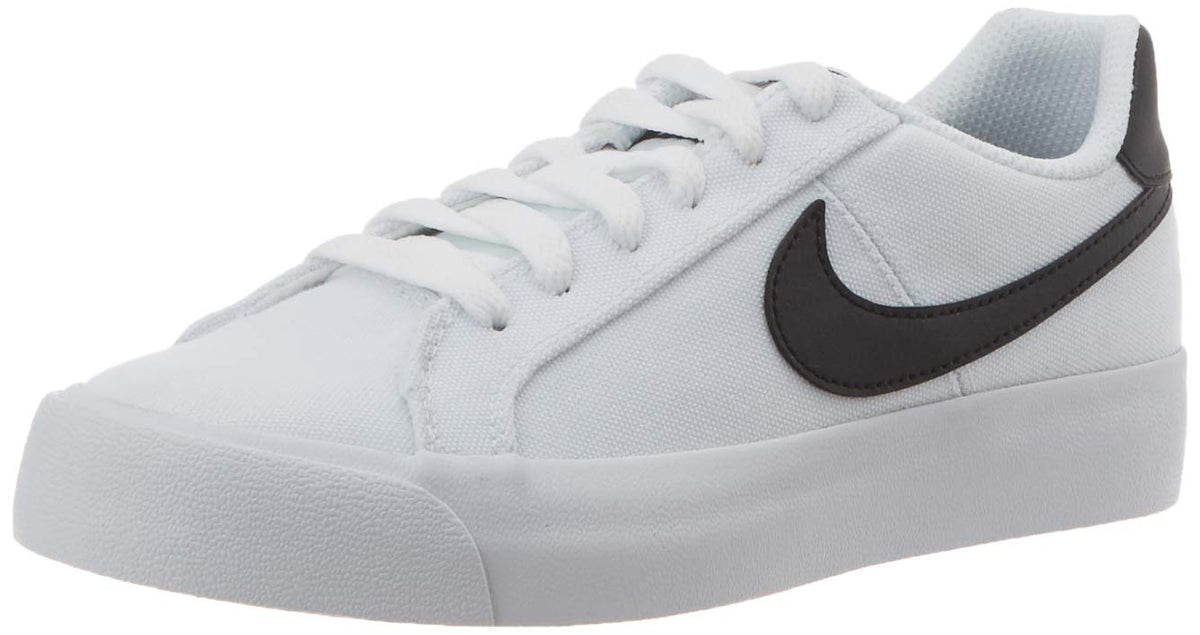 Nike Womens Court Royale AC CNV Trainers CD5405 Sneakers Shoes (UK 6.5 US 9 EU 40.5, White Black 100)