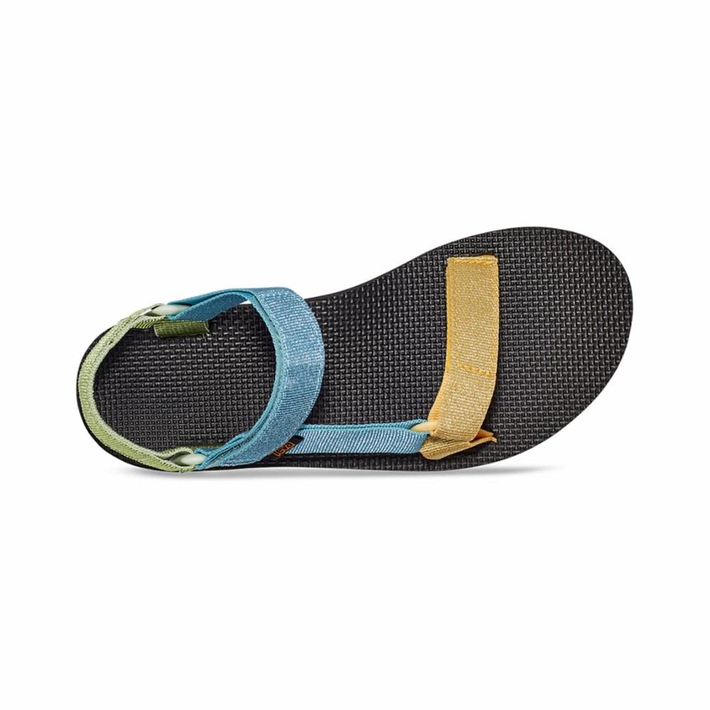 Teva Women's Midform Universal Sandal, Metallic Blue Multi, 5