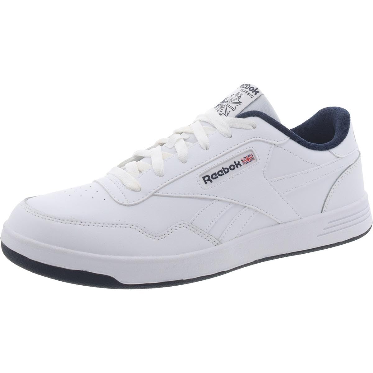 Reebok Club MEMT Parafit White/Vector Navy Men's 7.5, Women's 9 4E - Extra Wide