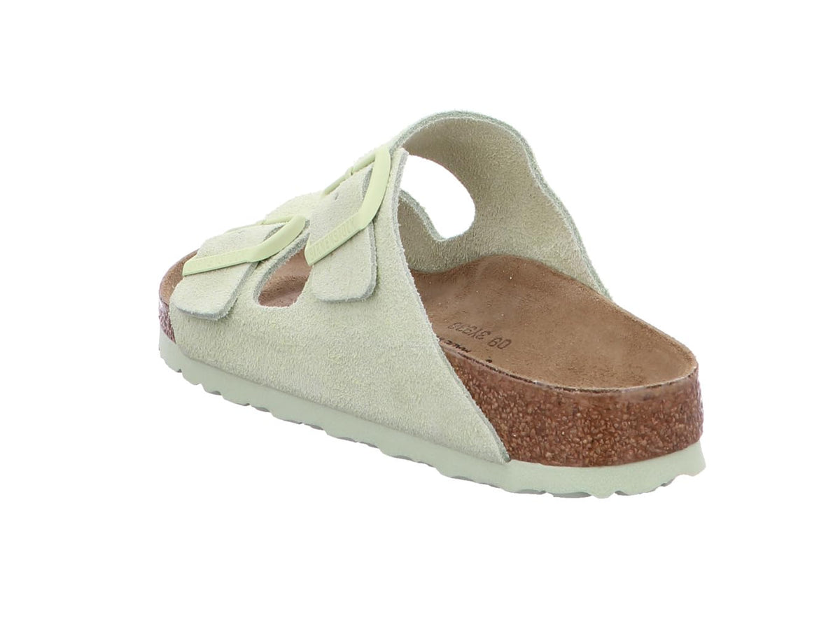 Birkenstock Unisex's Glides Slides, Green, 6 AU