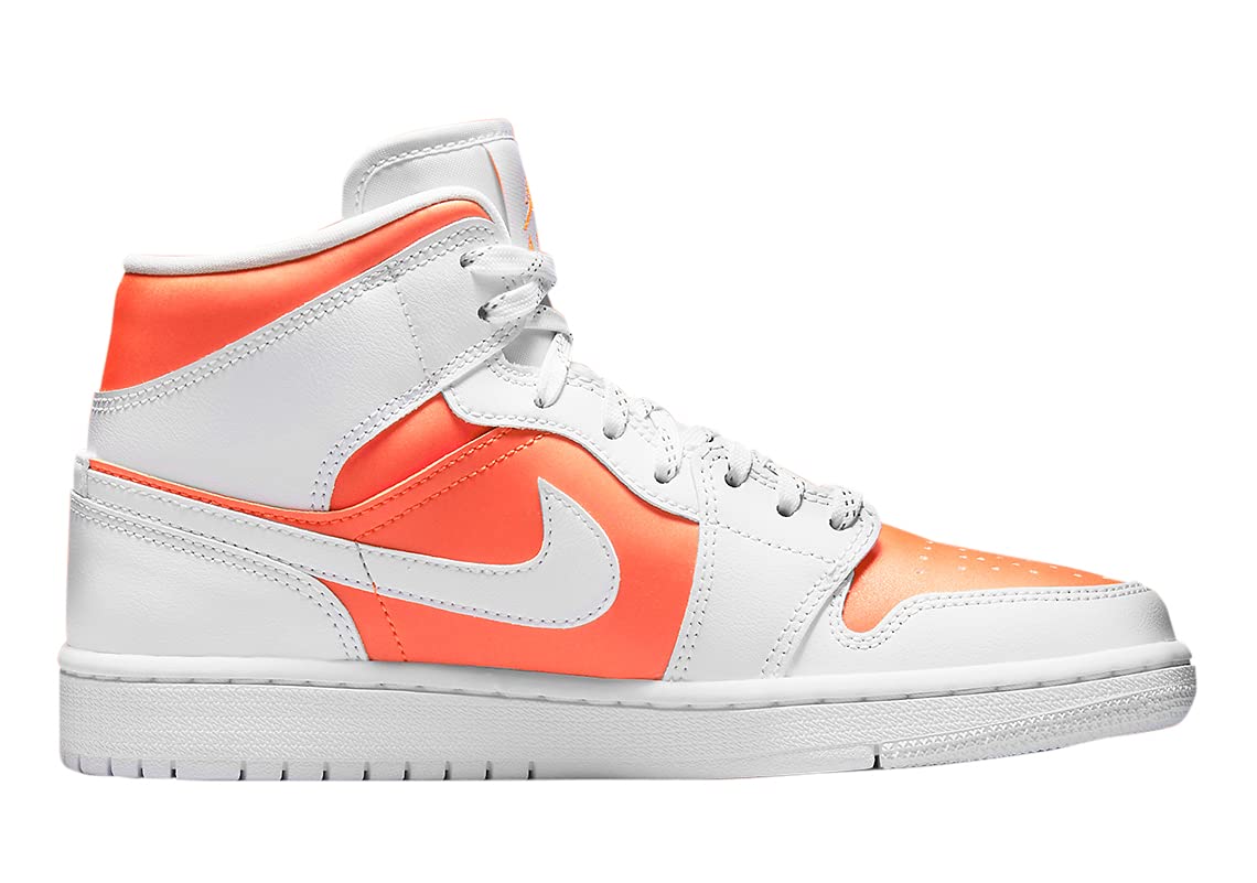 Jordan Womens WMNS Air Jordan 1 Mid SE CZ0774 800 Bright Citrus - Size 8W