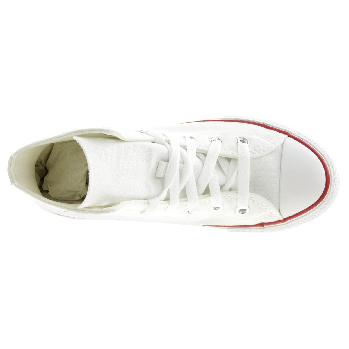 Converse Chuck Taylor All Star Eva Lift Canvas Color Hi Trainers Girls White - 5 - High Top Trainers Shoes