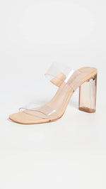SCHUTZ Ariella Acrylic High Heel Transparente(Light Nude) 7 M