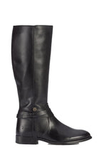 Frye Women's Melissa Belted Tall Knee High Boot, Black - 10M