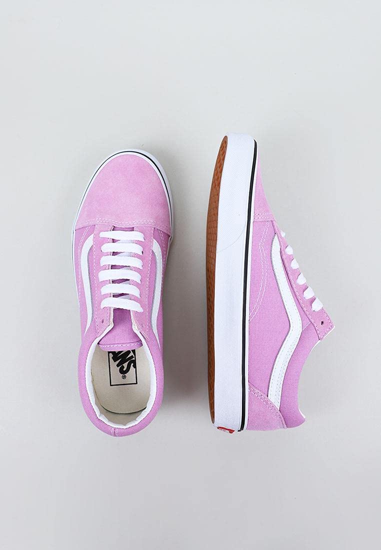 Vans Old Skool Men's Trainers Grey, Purple, 39 EU