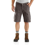 Carhartt mens Force Relaxed Fit Ripstop Cargo Work Utility Shorts, Tarmac, 36 US