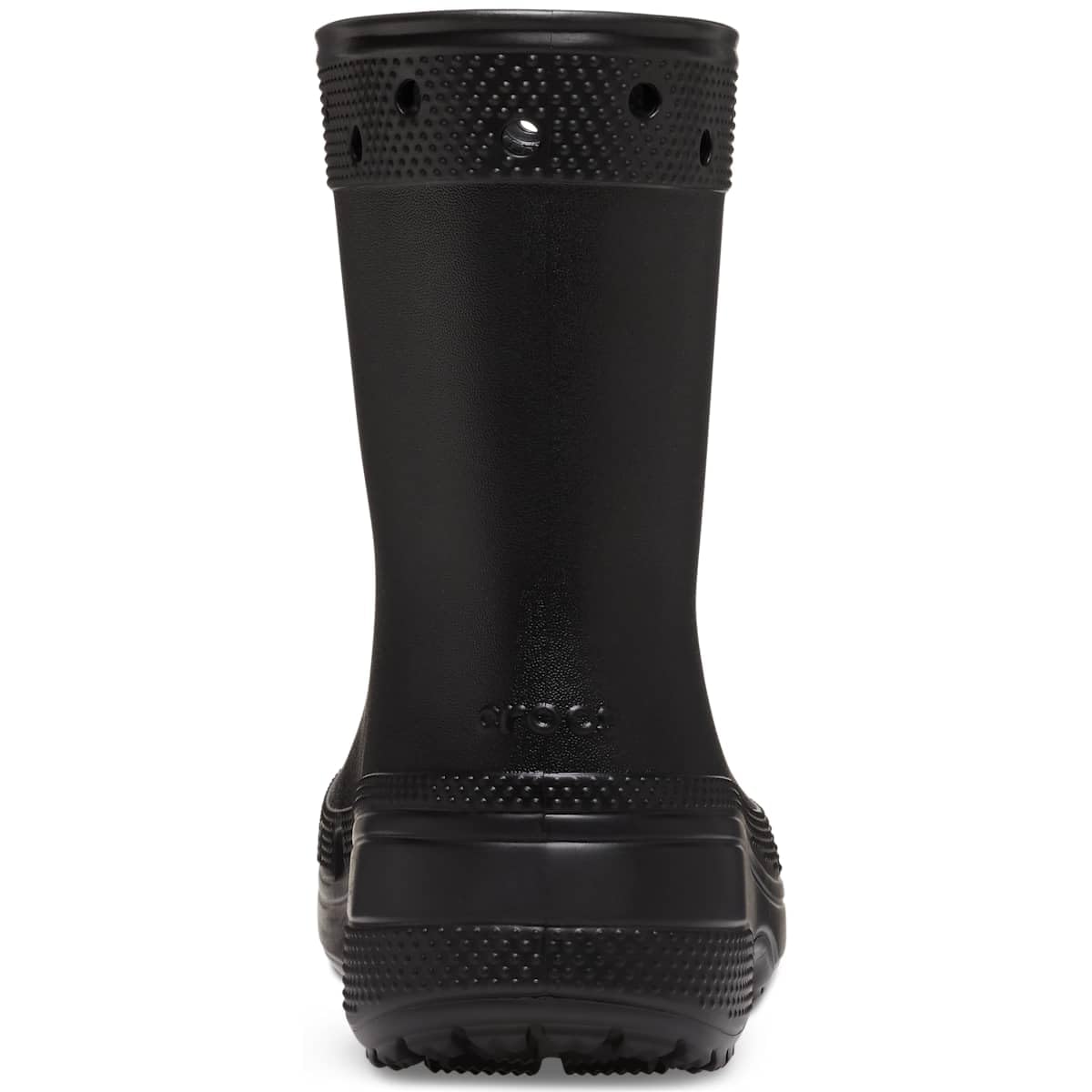 Crocs Unisex Classic Rain Boots, Black, Numeric_10 US Men