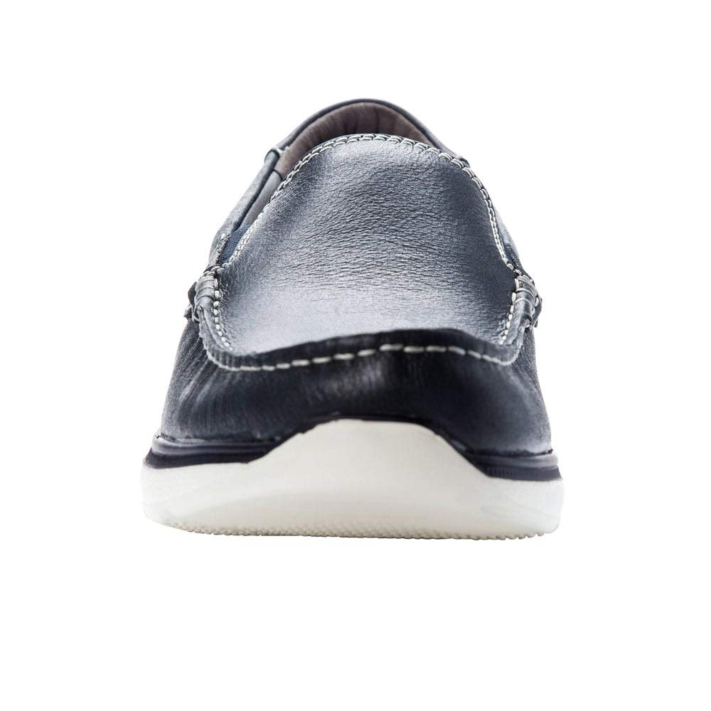 Propét Men's Otis Slip-on Shoe, Navy 10.5 Medium
