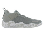 adidas mens D.O.N. Issue 3 Basketball Shoes, Team Mid Grey-white-team Light Grey, 14