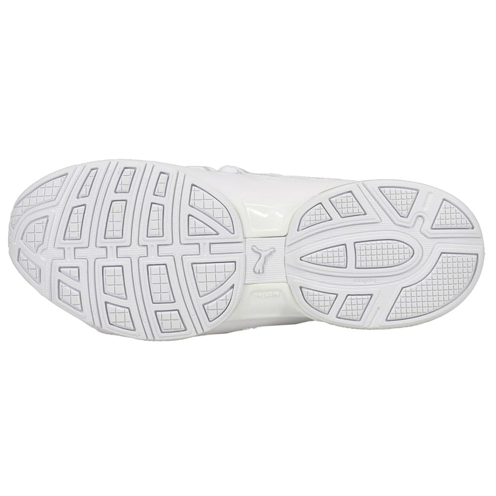 Puma Riaze Prowl Metal Women's Running Shoes, Puma Silver-White-II, 7.5 Wide