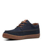 Clarks Men's Hodson Moc Oxford, Navy Suede, 9