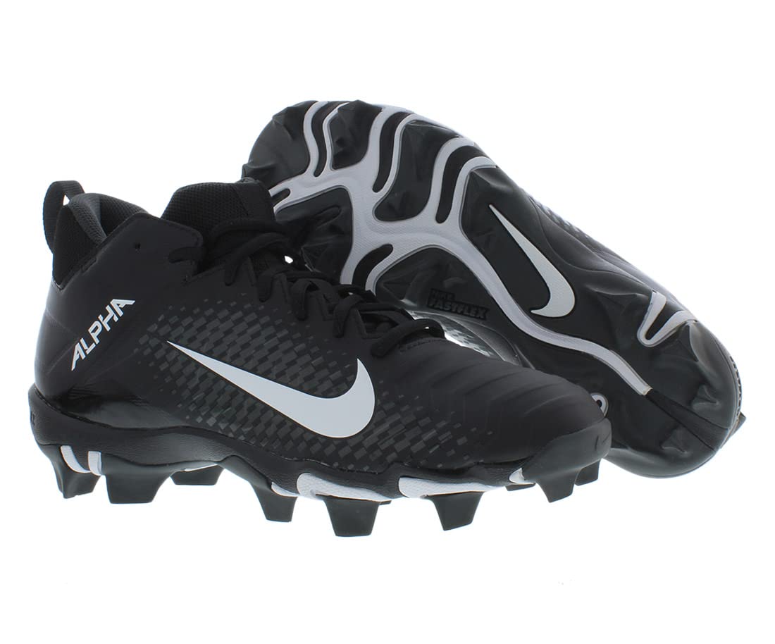 Nike Men's Alpha Menace 2 Shark Football Cleat Black/White/Anthracite Size 11 M US