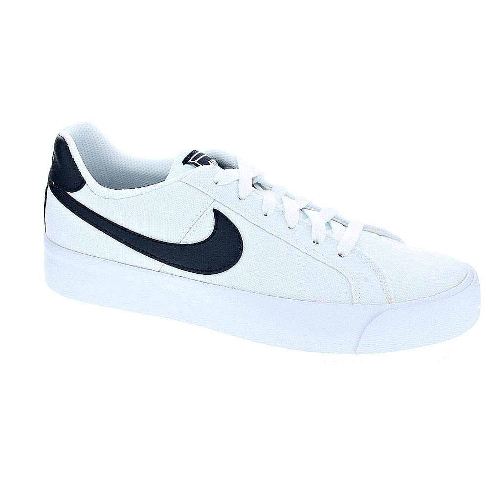 Nike Womens Court Royale AC CNV Trainers CD5405 Sneakers Shoes (UK 6.5 US 9 EU 40.5, White Black 100)