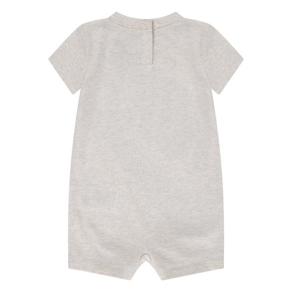 Nike Baby Boy Shortall (Pale Ivory Heather(5ND369-W67)/Grey, 6 Months)