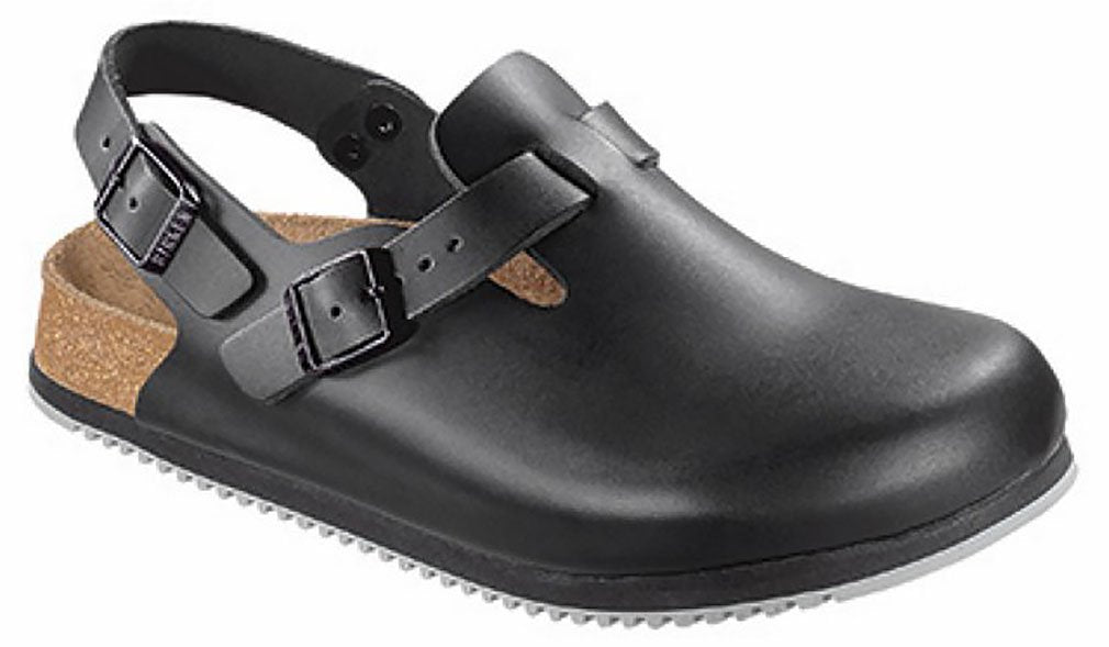 Birkenstock Tokio Super Grip Clogs, Black, EU 43 / Mens 10-10.5 N
