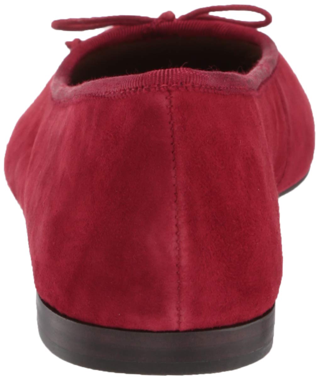 Aerosoles Women's Homerun Ballet Flat 10.5 Red Suede
