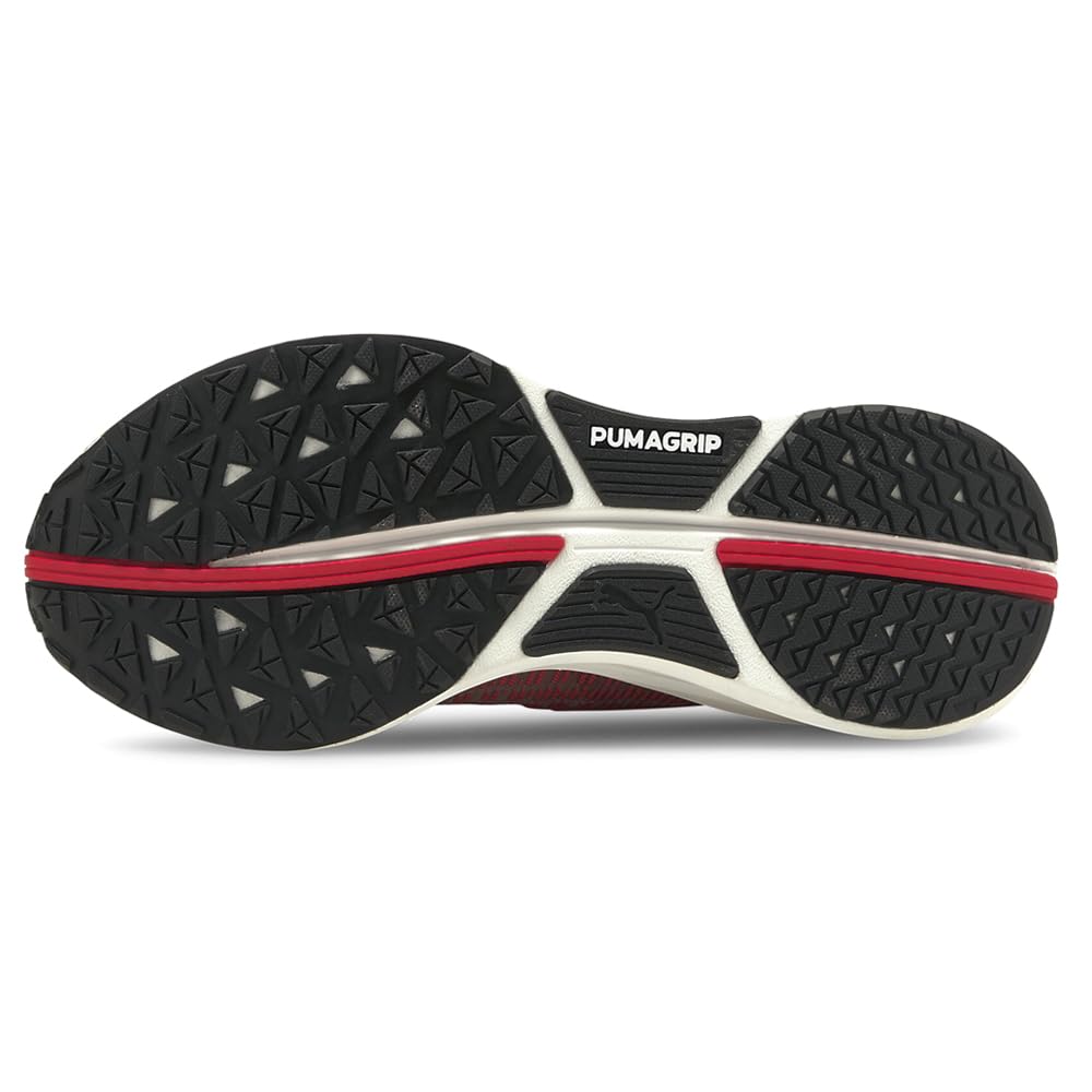 PUMA Electrify Nitro (Big Kid) Puma White/High-Risk Red/Puma Black 6 Big Kid M